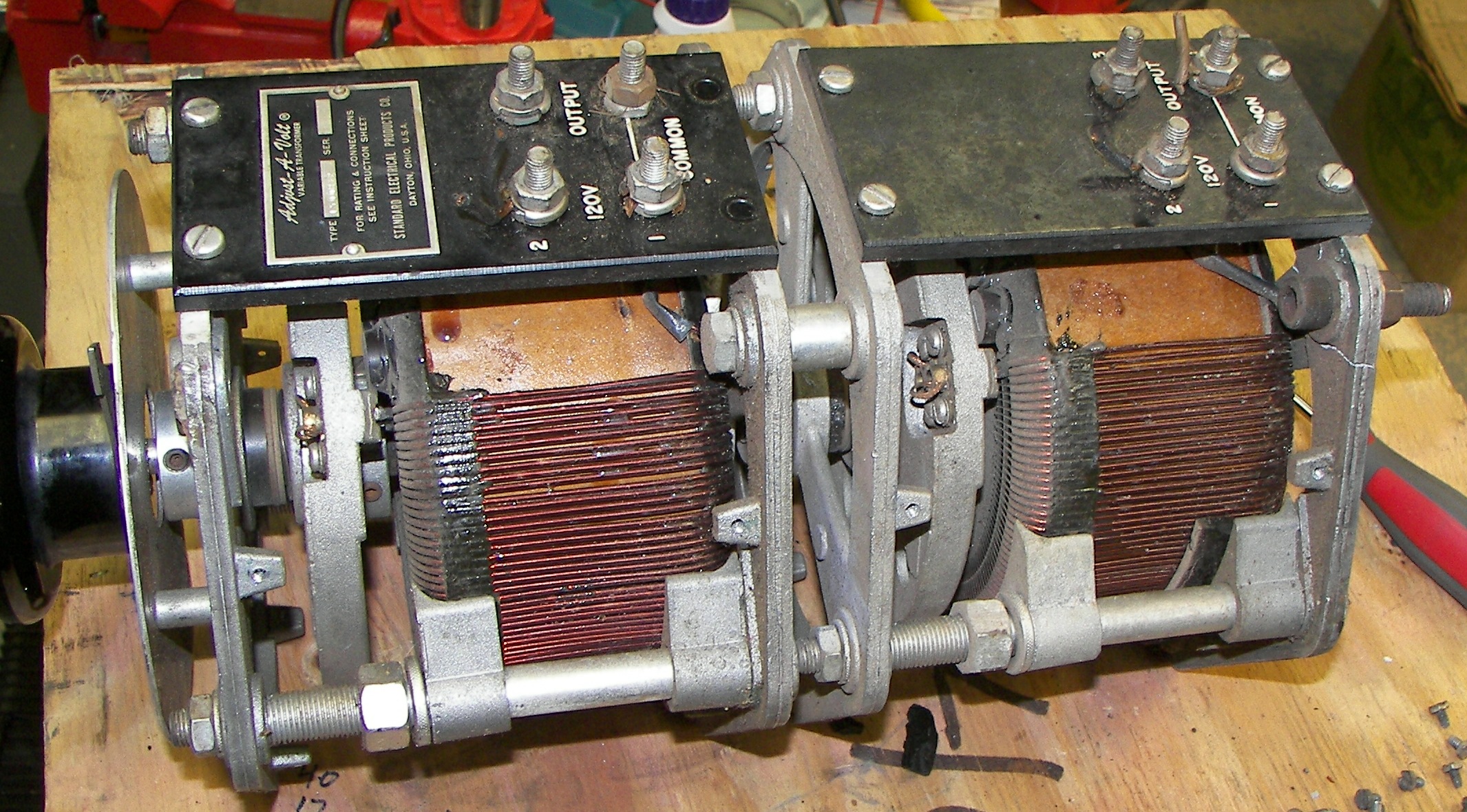 Repair of a Medium Sized Variable Transformer ("Variac")
