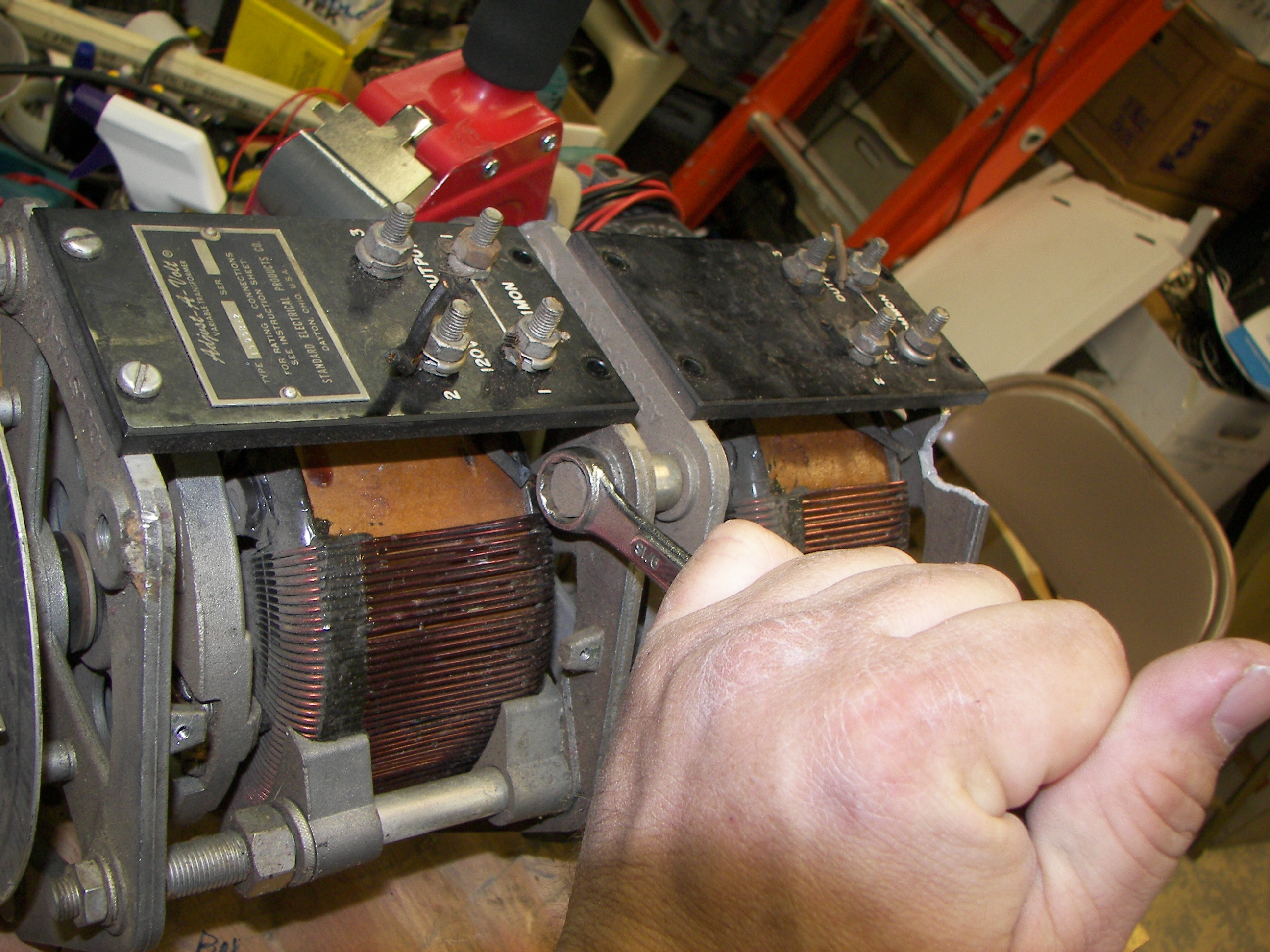 Repair of a Medium Sized Variable Transformer ("Variac")