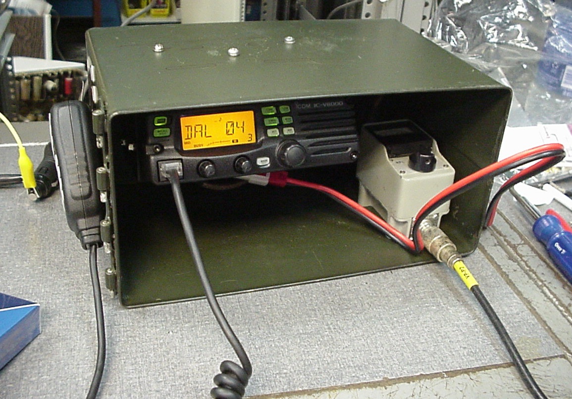 Mounting an ICV8000 in an ammo can for portable use