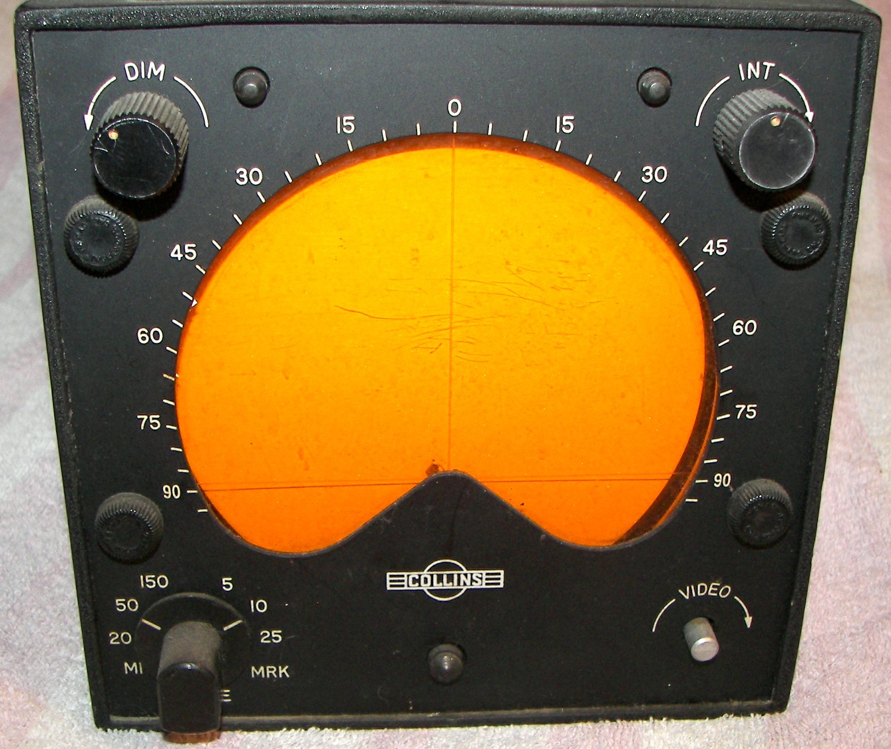 Collins 493A1 RADAR Indicator